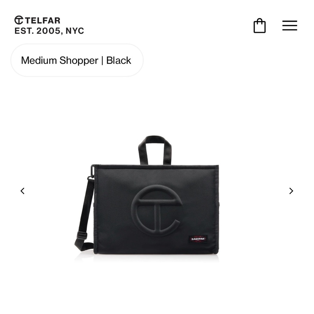 Eastpack x Telfar Black medium shopper
New never worn with Tags and duster bag